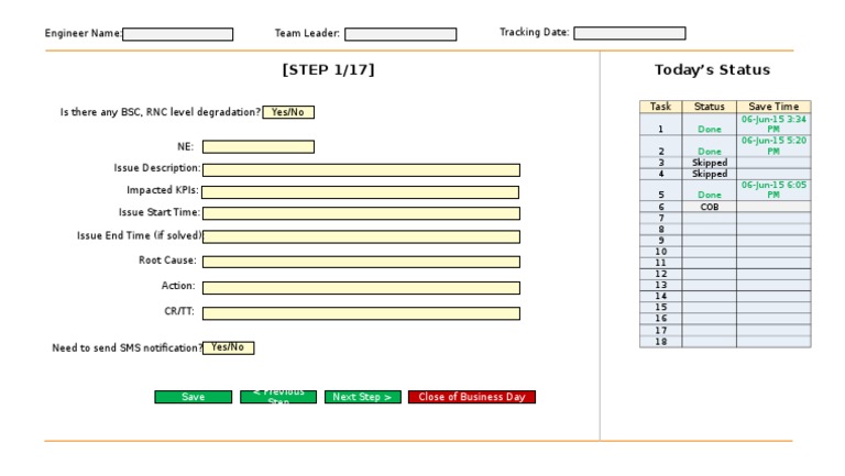 Network Issue Tracking Report | PDF | Computers