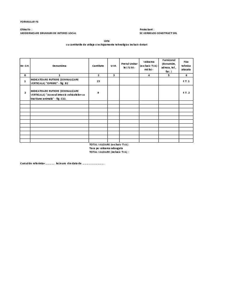 10 Formular F4 Si F5 | PDF