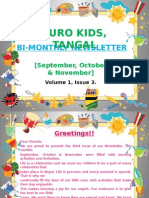 Euro Kids, Tangal: Bi-Monthly Newsletter
