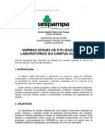 Regimento Geral de Laboratã Rios - Aprovado Conselho Do Campus Ata 003 21.02.2013