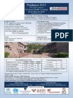 Universal Health Coverage Road Map For 2020-Pradanya 2015 Annual Conference
