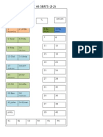 Bus Seating Chart 46 Seats