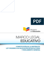 Marco Legal Educativo 2012