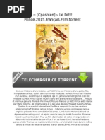 Download  Cpasbien Le Petit Prince2015FranaisFilmtorrent by FidoniaSela SN272819377 doc pdf