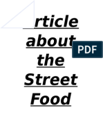 Article About The Street Food
