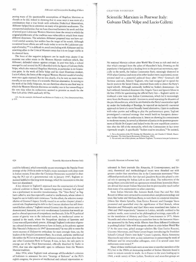 Jay Martin Marxism and Totality Cap14. PDF Karl Marx Marxism