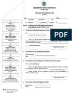 APPLICATION FOR CHANGE OF CURRICULUM SHIFTEE FORM Revised 2012 PDF
