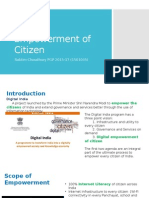 Digital Empowerment of Citizen