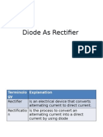 Diode as Rectifier