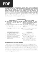 Download Cebu Pacific SWOT Analysis by Mark Lester Navarro SN272832971 doc pdf