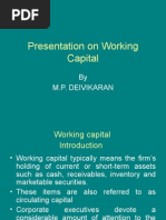 working capital management