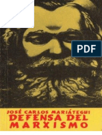 Mariategui Jose Carlos - Defensa Del Marxismo