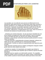 Tratamientos Naturales Para Los Juanetes