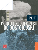 Problemas de La Poetica de Dostoievski