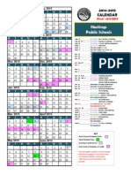 2015-2016 School Calendar