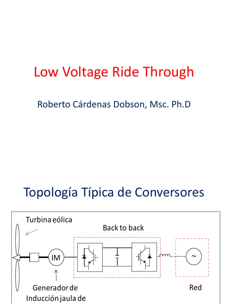 Low Voltage Ride Through | Energia electrica | Poder (Física)