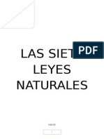 Las Siete Leyes Naturales