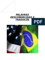 Palavras Desconhecidas e Traduçoes