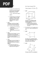 Volume and Surface Area