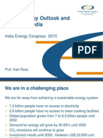 World Energy Outlook and Impact On India