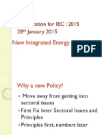 New Integrated Energy Policy