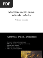  Minerais e Rochas Para Ceramica