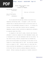 Costello v. City of Burlington et al - Document No. 7
