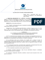 Resolução 158 Construção de Aeródromo Ou Modificação de Suas Características ANAC