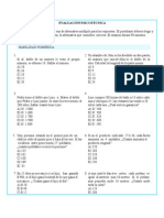 EVALUACIÓN PSICOTÉCNICA