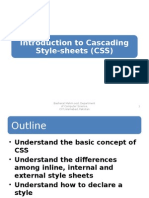 Lec17 (Introduction To CSS)