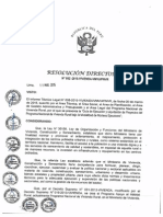 RD #002-2015-PNVR Aprobación de Guia de Ejecución y Liquidación de Proyectos Del PNVR Bajo La Modalidad de N.E. y Sus Anexos