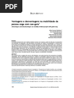 Vantagens e desvantagens na mobilidade da pessoa cega com cao-guia