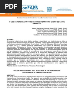 o Uso Da Fotografia Como Recurso Didático No Ensino de Saúde