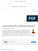 ¿Cómo Activar 4G en Samsung Galaxy S4 - AndroidPIT