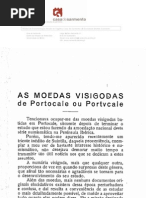 As Moedas Visigodas de Portocale Ou Portucale - Elias Garcia