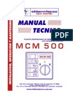 Manual Tecnico MCM500