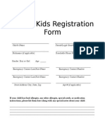 Levuhl Kids Day Registration