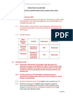 4.0 Pentaksiran Peraturan Akademik