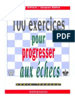 Nicolas Giffard, Jacques Elbilia-100 Exercices Pour Progresser Aux Échecs-Bornemann (2002)
