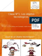 Clase N°1 LOS OBJETOS TECNOLOGICOS