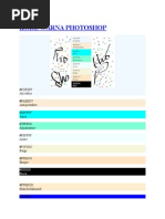 Kode Warna Photoshop