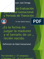 Métodos para evaluar Edad Gestacional