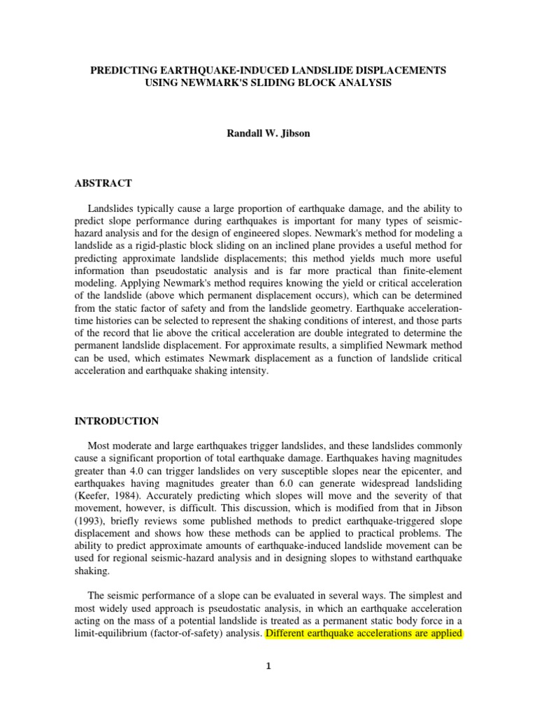 G Articulo Jibson Predicting EarthquakeInduced Landslide