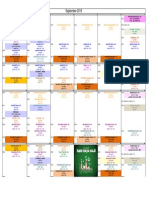 Training Calendar 2015 2