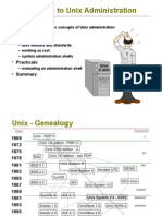 1 Introduction to Unixadmin