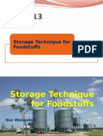 10. Storage Technique for Foodstuffs