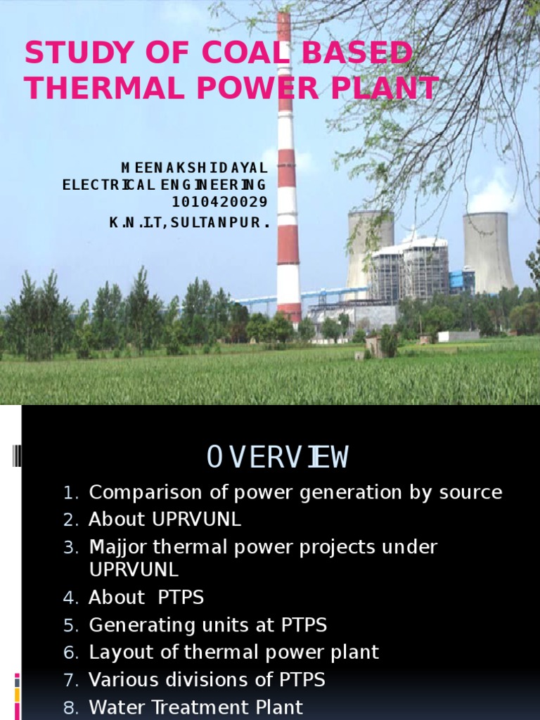 Analysis of Coal Based Thermal Power Generation: A Case Study of Panki ...