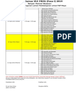 Jadual Vle Frog