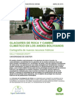 Glaciares de roca y cambio climático en los andes bolivianos: Cartografía de nuevos recursos hídricos
