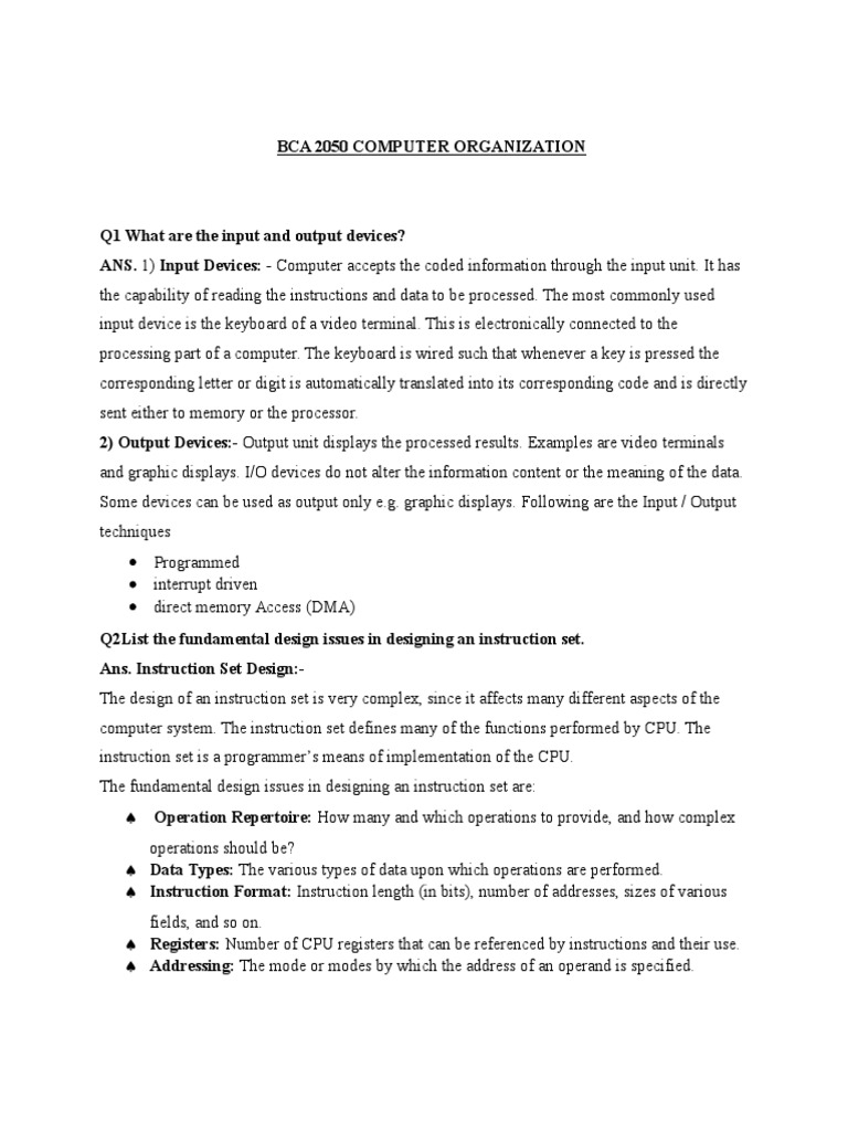 Future of Computers in 2050 | PDF | Input/Output | Instruction Set